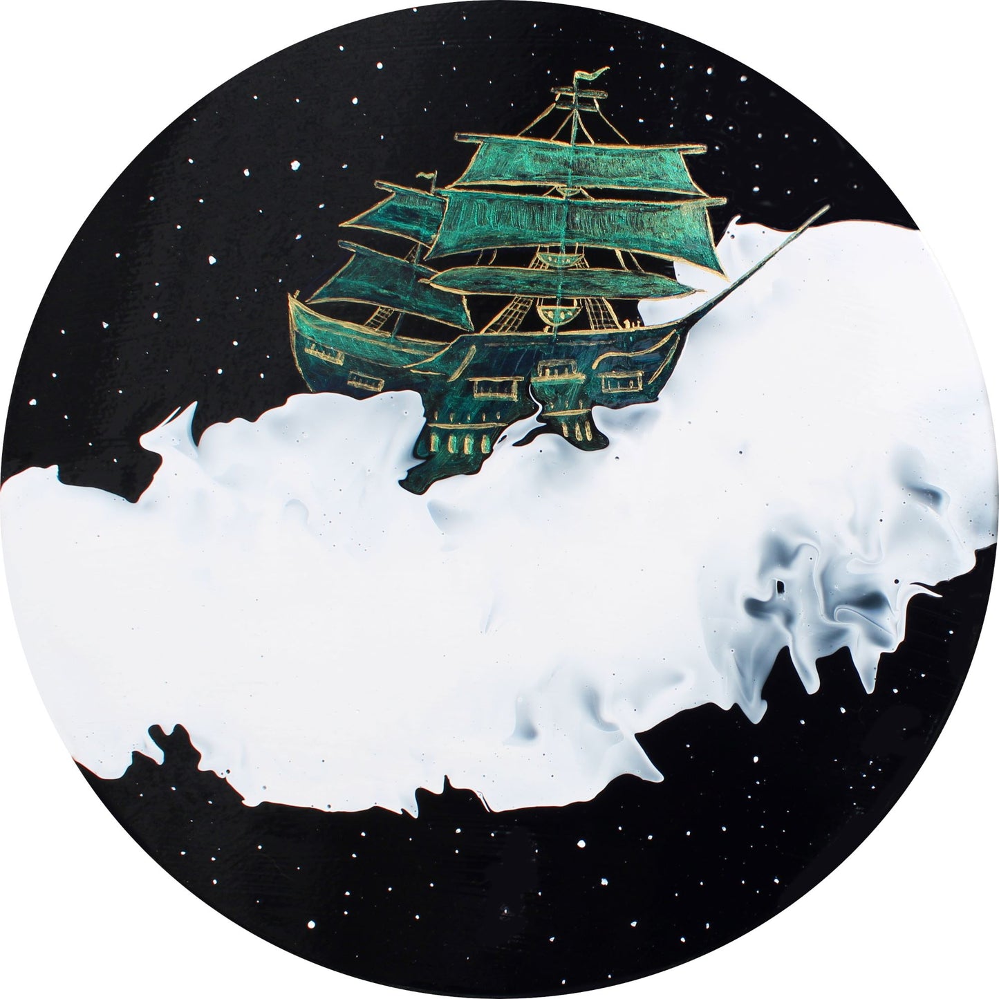Pirate Ship to Neverland | Archival Art Print | Painting