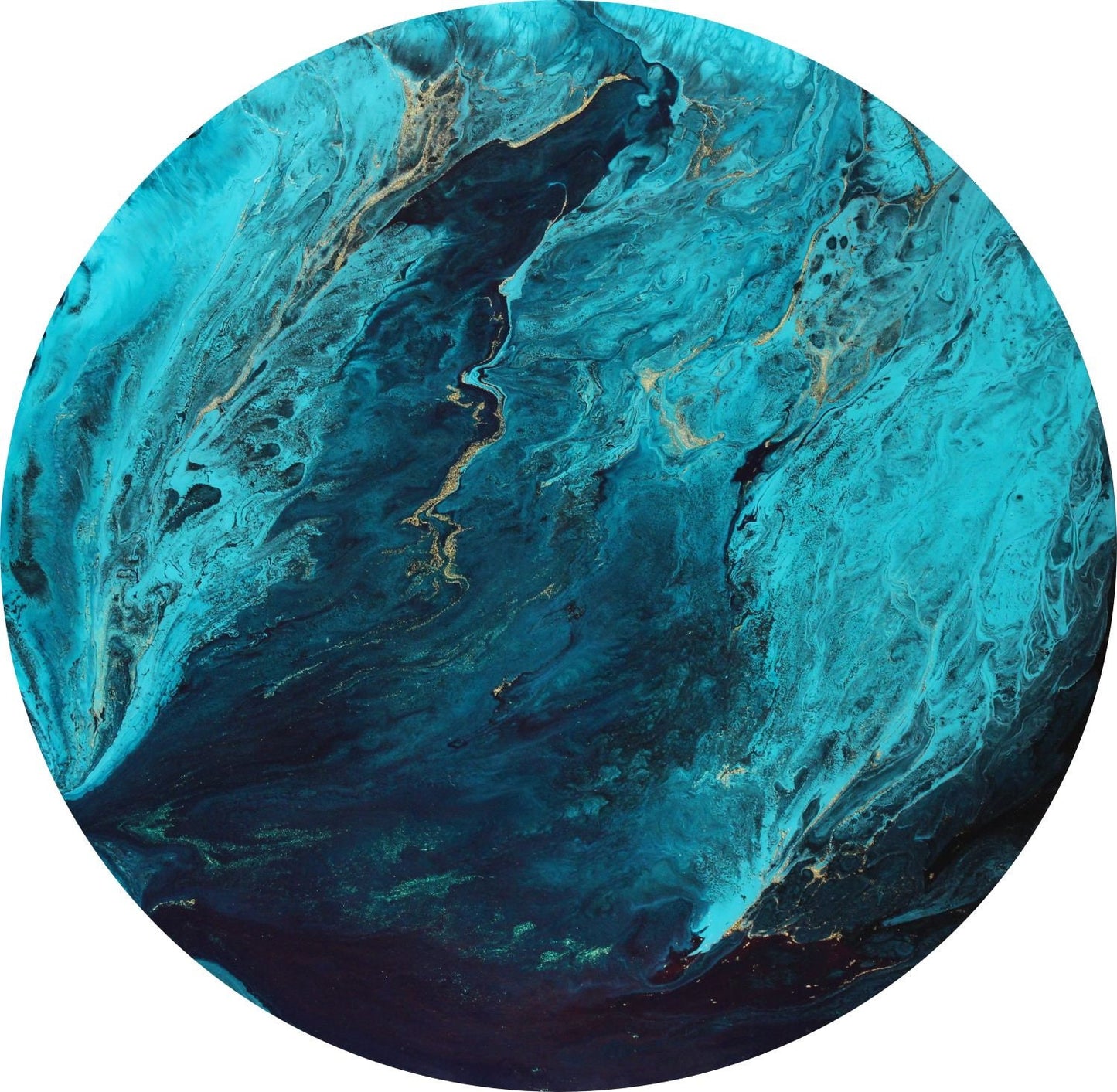 Dark Planet | Archival Art Print | Painting by Kayla Sophia Art