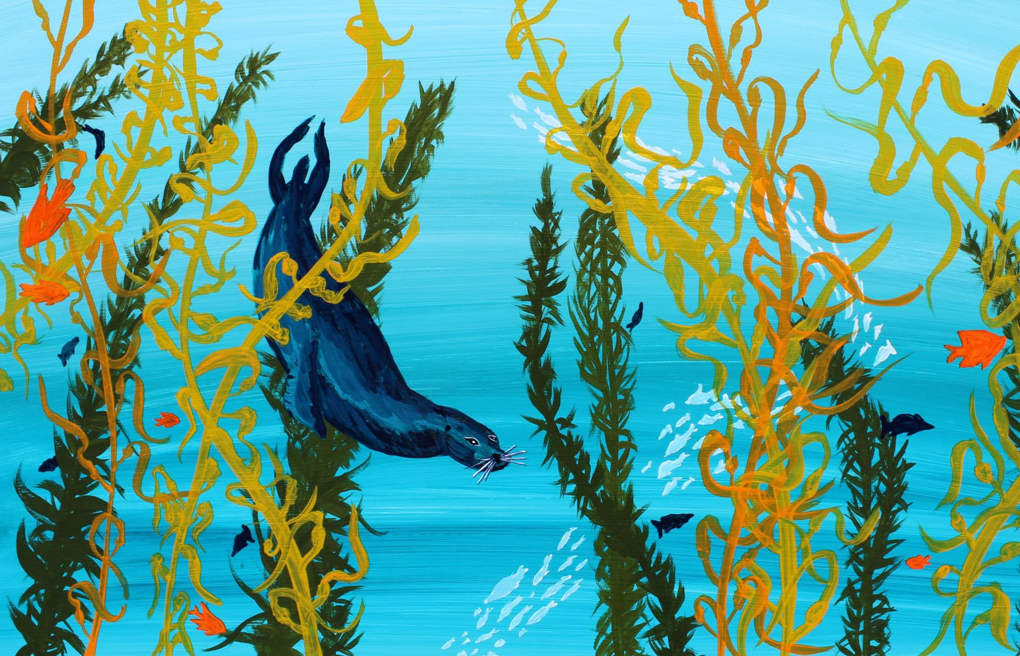 Kelp Forest | Archival Art Print | Painting