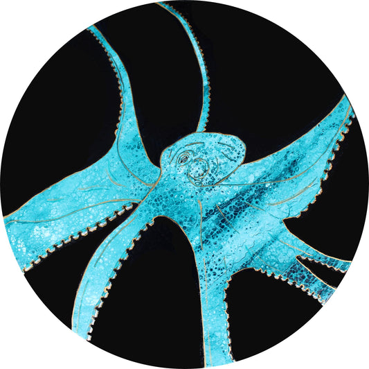 Camouflage Octopus | Archival Art Print | Painting by KaylaSophiaArt